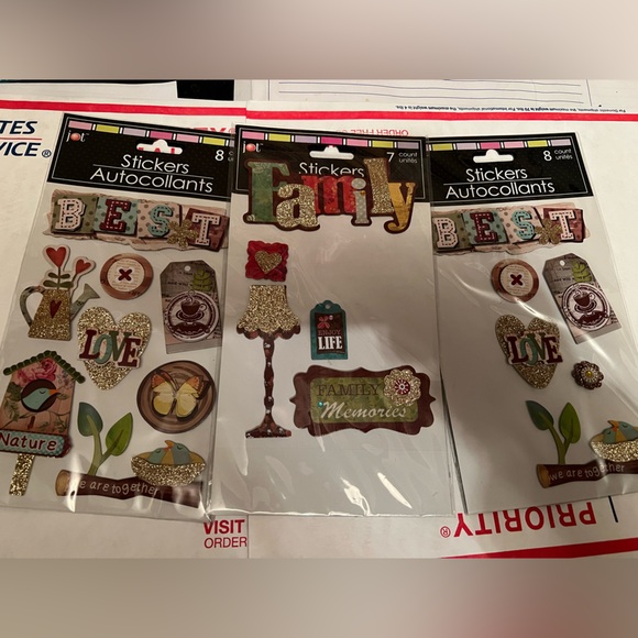 Assorted Jot, Colorbok, etc scrapbook stickers 40+ packs - Picture 6 of 6